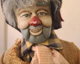 Hand Crafted Hobo Clown
