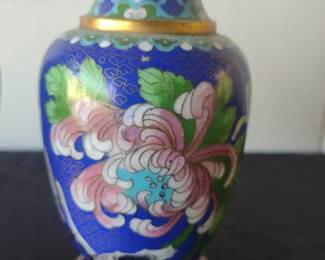 Antique Japanese Meiji Period Cloisonne Vase