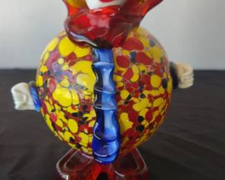 Murano Glass Fat ClownGorgeous