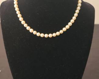 12 Inch Pearl Necklace