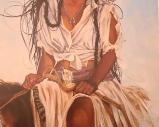 Achhua Dlubh Body Two HalfBreed by the Crow Indian artist Penni Anne Cross