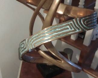Bill Keating Abstract Bronze Sculpture