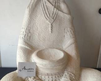 Austin Production ACOMA Indian WOMAN SCULPTURE
