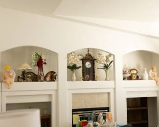 clocks, lamps