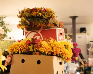 faux flowers