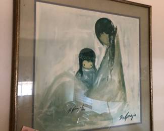 Navajo Mother and Daughter Ted DeGrazia