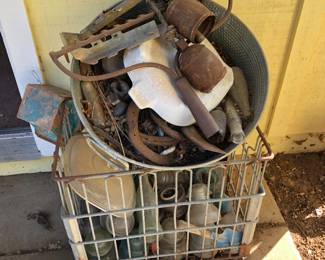 Telephone glass insulators