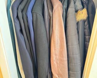 75 MensJacketLeatherWoolOuterwearMichaelKorsLLBean