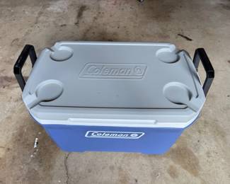 115 ColemanBlueGrayCoolerwHandles