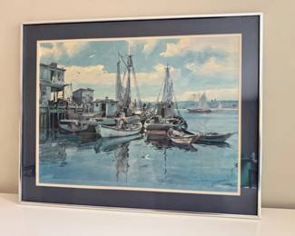 109 JamesMiltonSessionsBlueHarborPrintSigned