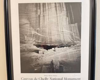 65 TimothyOSutherlandSignedCanyondeChellyMonumentPrint
