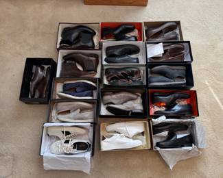 73 MensDesignerShoeLotSantoniKennethColeJohnstonMurphy