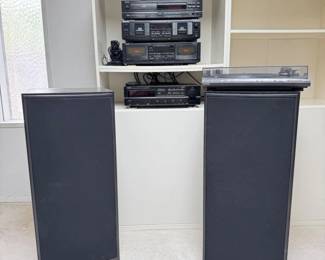 107 CompleteVintageAudioSystemDenonTechnicsKlipsch