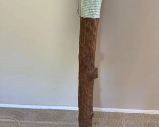 27 AuthenticWoodenRainStick38TallMusicalInstrument