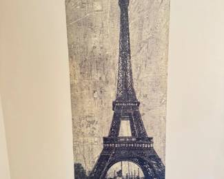 41 VerticalEiffelTowerCanvasWallArtParisLandmarkPrint