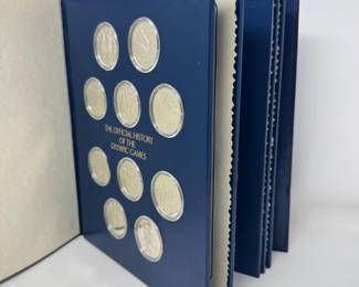 2 FranklinMintSterlingSilverOlympicGames50MedalProofSet980g