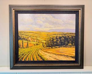15 CharlesLynnBerryOilPaintingFramedLandscape