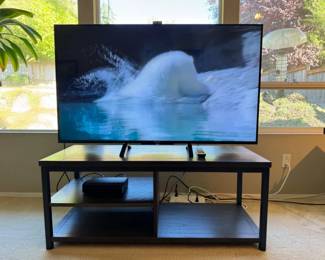 24 SonyBravia55TVwRemoteDarkWoodMediaStand