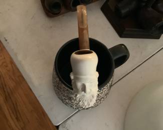 Santa Smoking Pipe