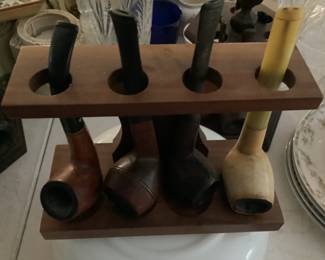 Set Of 4 Smoking Pipes