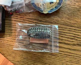 Accordion Style Rhinestone Braclet