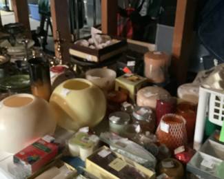 Assortment Of Candles and Candle Accessories