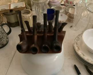 Set Of 8 Smoking Pipes