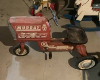 Antique Childs Petal Tractor