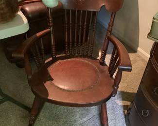 Vintage Wood Rocking Chair