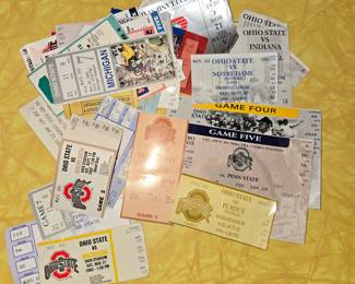 Ohio State ticket stubs