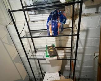 over toilet rack