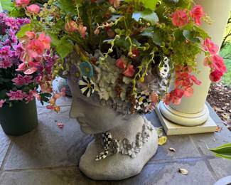 MacKenzie-Childs Head Vase