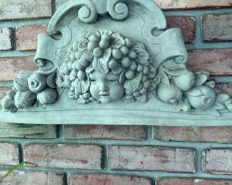 Cast Stone Wall Sculpture
