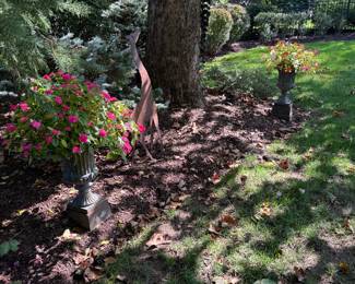Iron Urn Planters