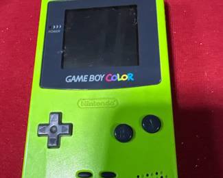Nintendo GameBoy Color (green)