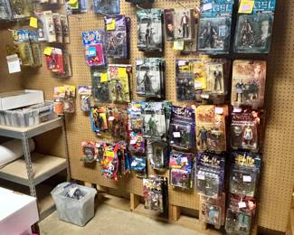 action figures galore