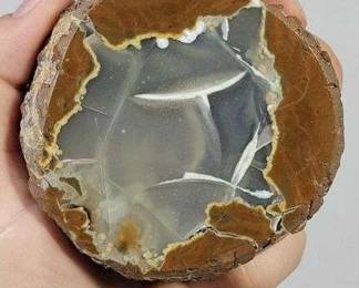 1 Dragons Eye Cut and Polished Geode
