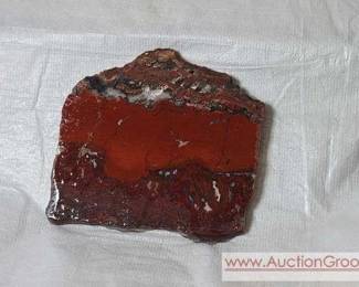 1 Unpolished Slab. Either Jasper or Agate