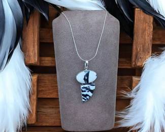 White Buffalo Turquoise Necklace Tested 