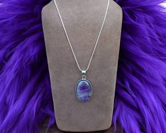Banded Amethyst Necklace Tested
