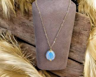 Opal Tree Of Life Necklace 