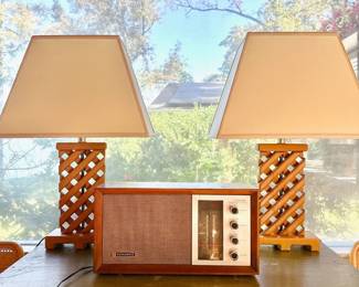Panasonic Solid State Radio
Kumiko Style Wooden Lamps