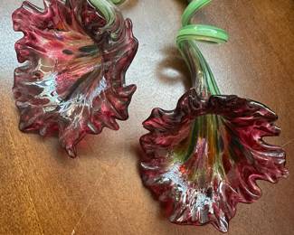 Murano glass flowers