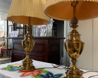 Stiffel Table Lamps - High quality, heavy, classic