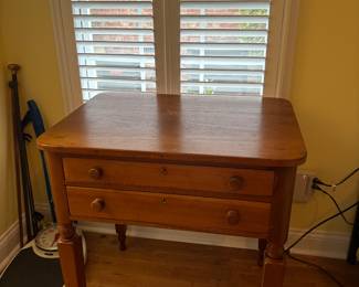 2 Drawer Antique Table