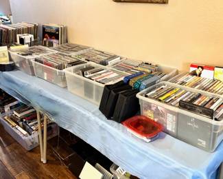 LP's, CD's, DVD's