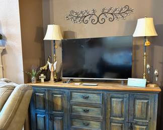 Large Painted Cabinet, Toshiba TV