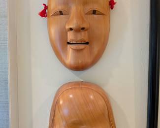 WOODEN ASIAN MASKS