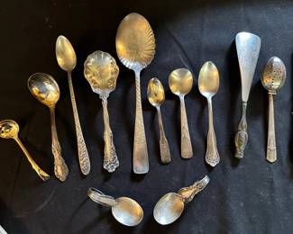 Decorative Silver Plate Stainless Steel Spoons