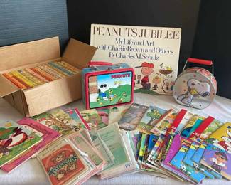 Vintage Snoopy Lunch Boxes Book, Comic Books, Vintage Kids Records